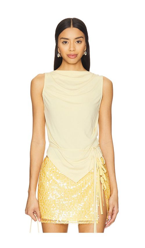 Geel Portia Top in Yellow.  XS. Also in