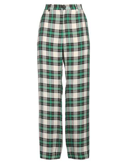 Woman Pants Green Size 00 Linen, Viscose