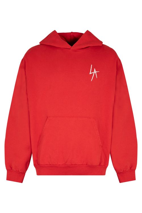 Ribbed Edge Cotton Hoodie for Men