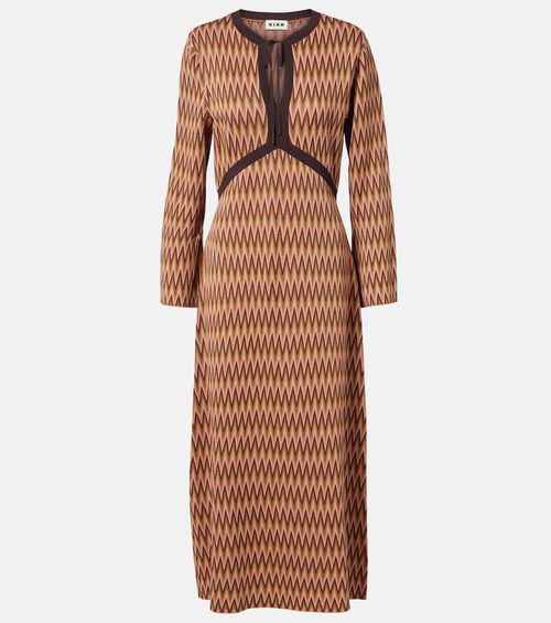 Pamela jacquard midi dress