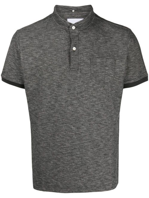 The Felix mélange-effect polo shirt - Grey