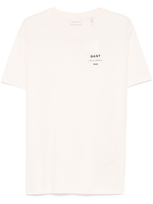 Logo-script short-sleeve T-shirt - White