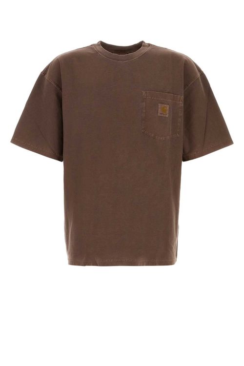 Organic Cotton Pocket T-Shirt — Brown