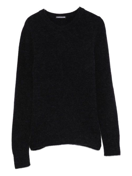 Wool crewneck sweater