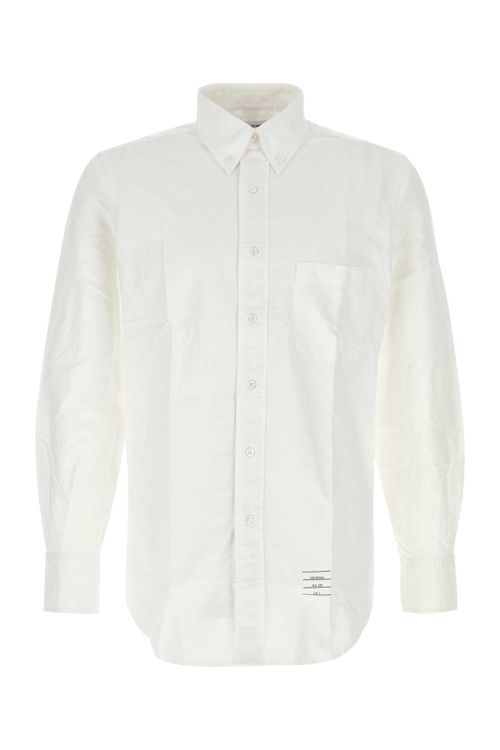 Cotton Oxford Shirt — White