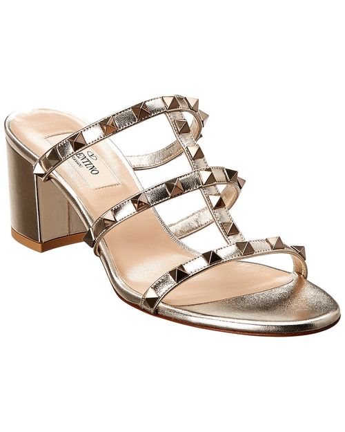 Rockstud Caged 60 Leather Sandal