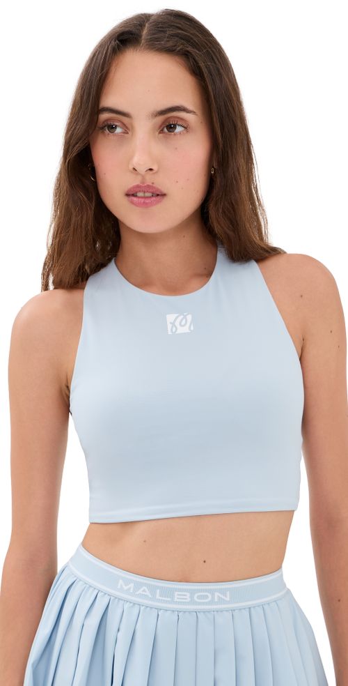 Crossback Bra Top Subdued Blue