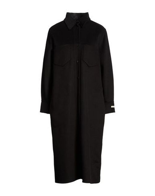 Paltò Woman Coat Black Size 10 Wool, Nylon