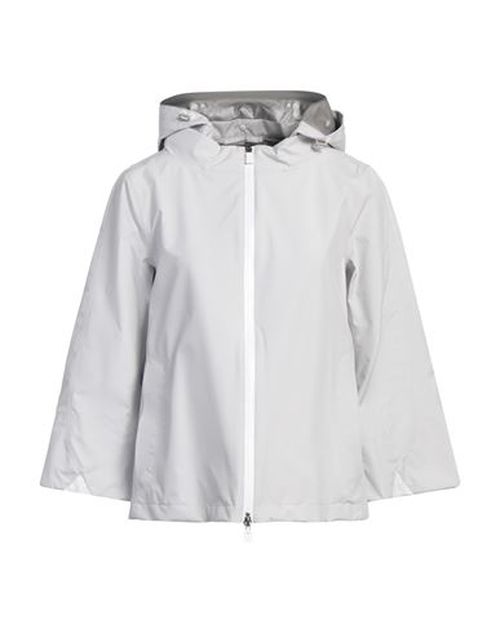 Herno Woman Jacket Light grey Size 6 Polyester, PTFE