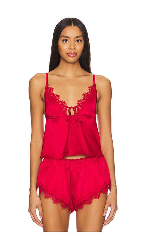 KAT THE LABEL Sorrento Camisole in Red. -  XS also in L
