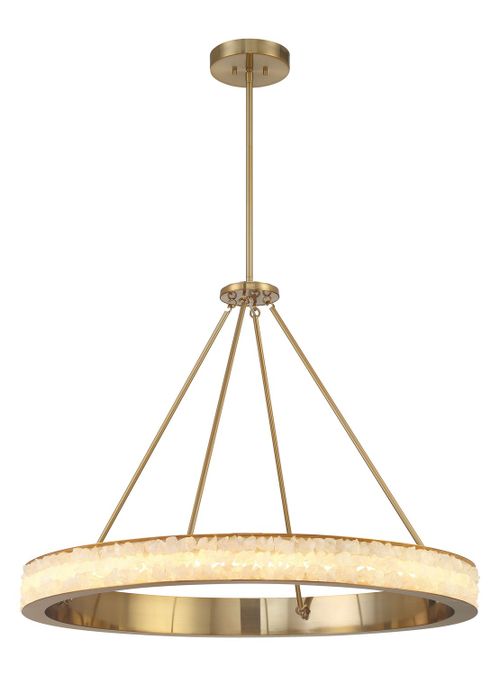 Celeste Brass LED Chandelier from the Divinely Collection