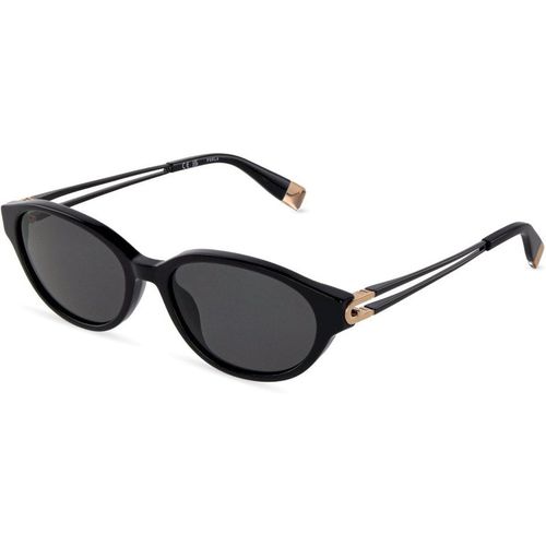 Furla Woman Furla SFUB31 0700 Sunglasses Acetate Black Smoke Geometric Norma