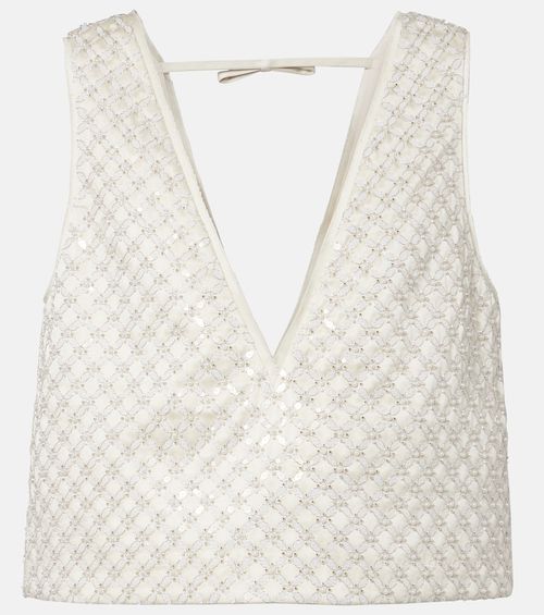 Sparkling Statement sequined top