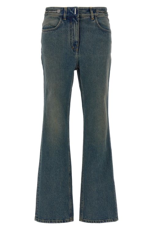 Chain Jeans With Logo