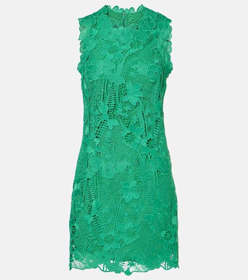 Floral lace minidress