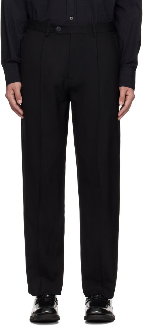 Mfpen Black Formal Trousers