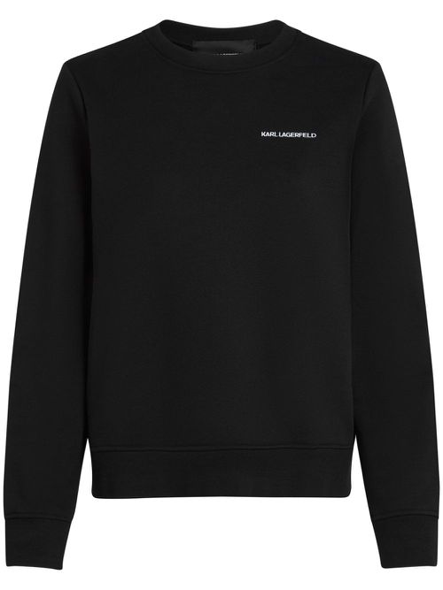 Logo-print sweatshirt - 999 BLACK