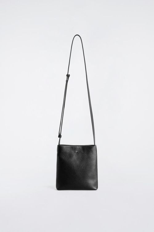 City Crossbody Bag - Grained Leather