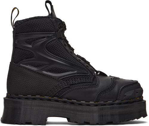 Dr. Martens Black Exoshield XX01 Steel Toe Leather Boots