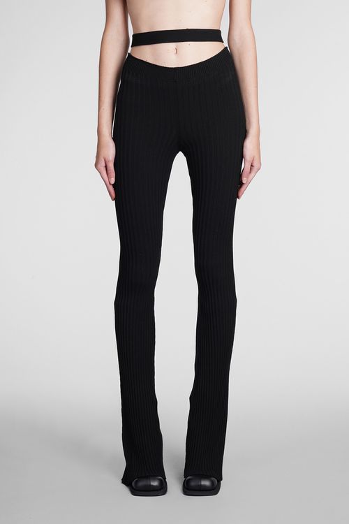 ANDREĀDAMO Pants In Black Viscose