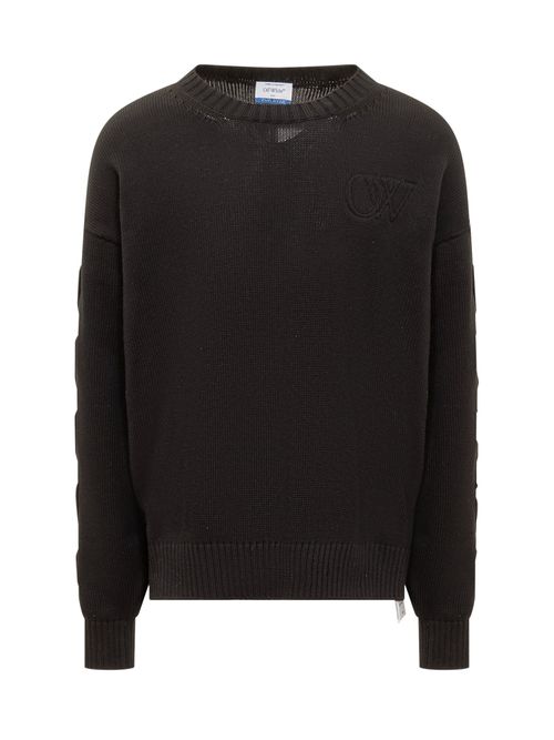 3D Diag Knit Sweater