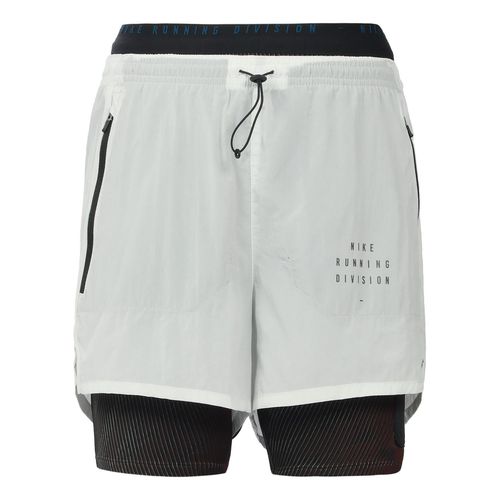 RUN DIVISION 3-IN-1 Running Shorts White Gold Color Whitegold