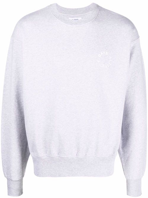Monday crew neck sweatshirt - 022 HEATHER GREY