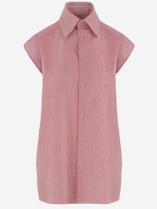Malik Sleeveless Striped Shirt