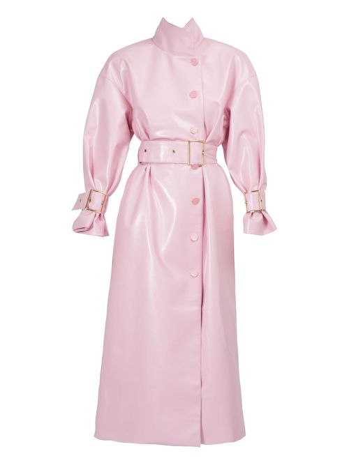 Rowen Rose belted trench coat - Pink