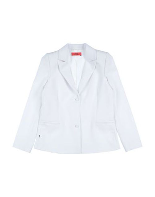 Kid Girl Blazer White Size 10 Polyester, Viscose, Elastane