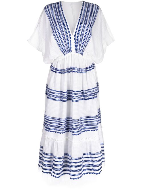 Yani plunge dress - Blue