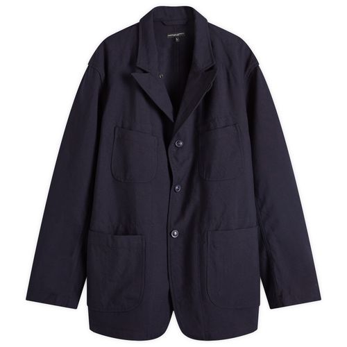 Men's Bedford Jacket in Dark Navy Wool Serge