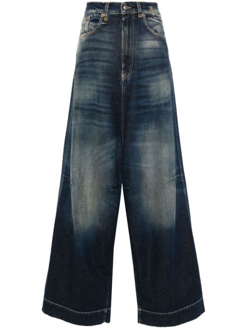 Jesse low-rise wide-leg jeans - Blue