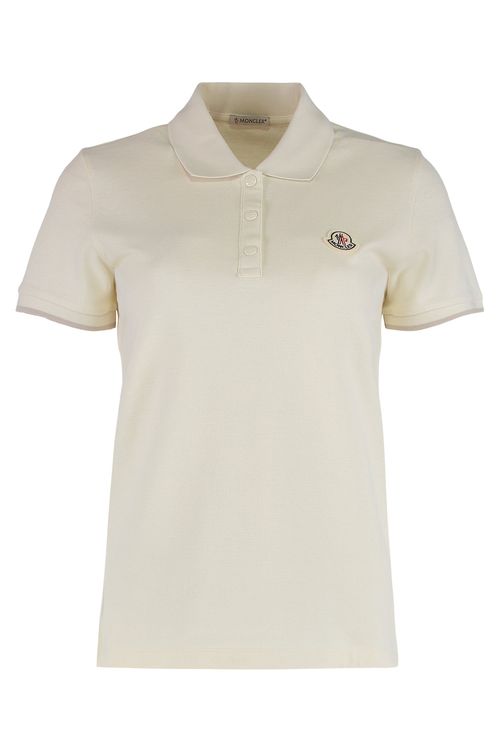 Cotton Piqué Polo Shirt with Logo