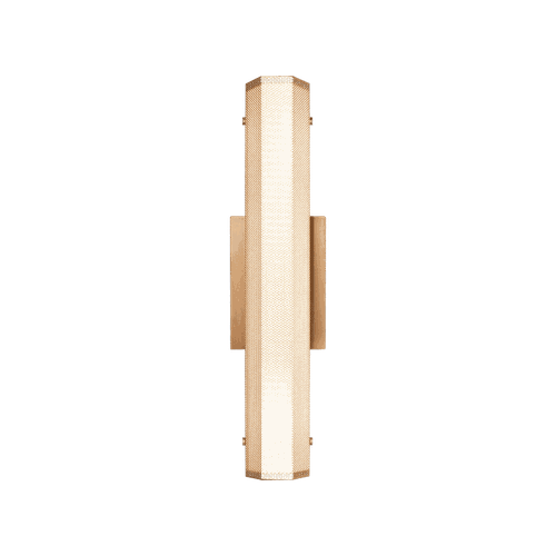 Matteo Pelermos 1-Light Wall Sconce In Aged Gold Bra