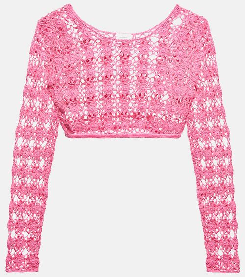 Bella crochet cotton crop top