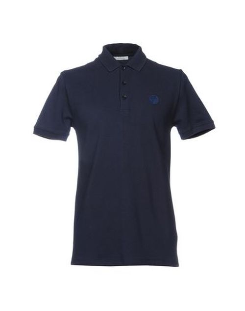 Man Polo shirt Midnight blue Size L Cotton