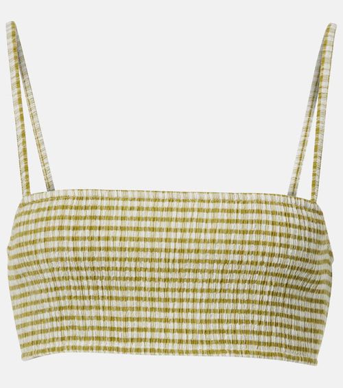 Gingham bra top