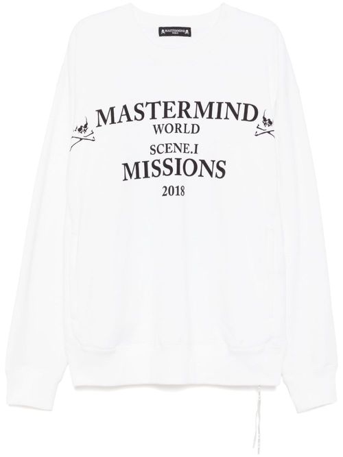 Logo print sweatshirt - White