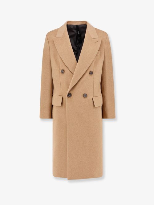 100% Cashmere Coat — Beige