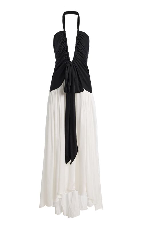 Exclusive Liessa Ruched Maxi Dress - Moda Operandi