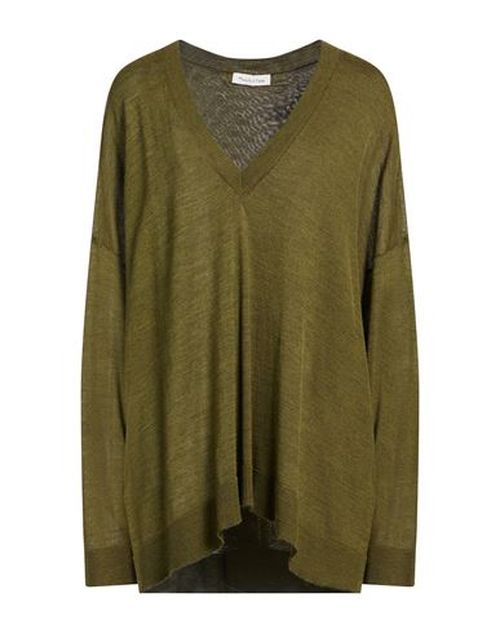 Woman Sweater Military green Size M Acrylic, Wool, Viscose
