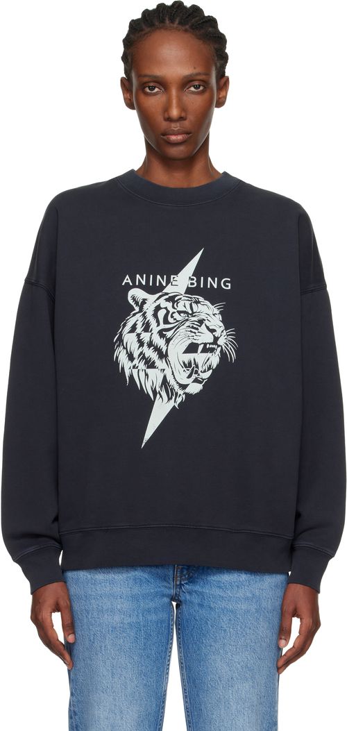 Black Miles Tiger Sweatshirt