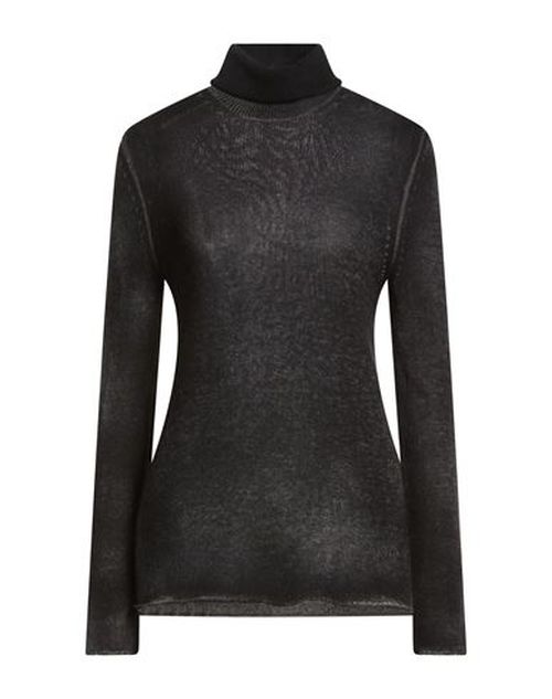 Woman Turtleneck Black Size L/XL Cashmere