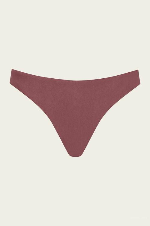Aster Scoop Bikini Pant in Vintage Mauve