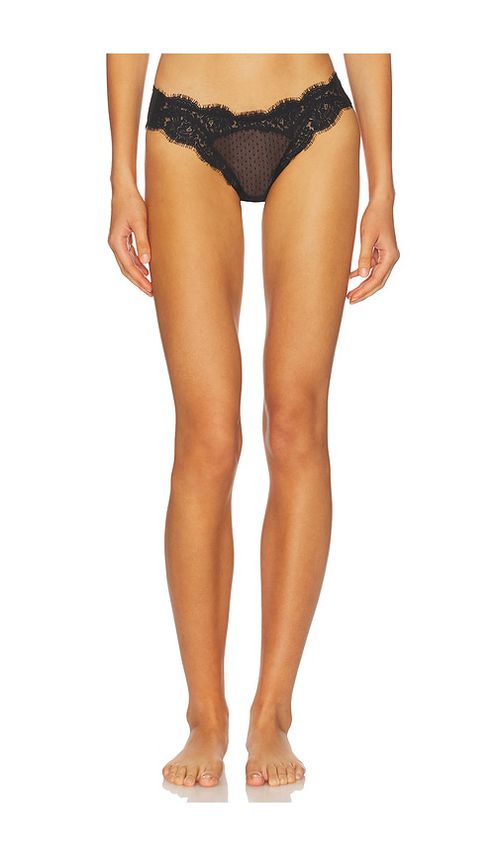 Free People Fiona Bikini Panty in Black. - M also in L, S