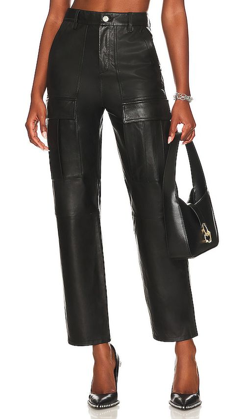 GRLFRND CARGOHOSE GIANNA in Black. Größe 30. Also in