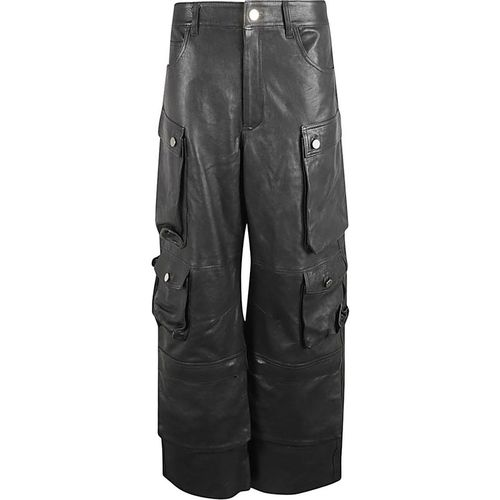 Fermas.Club Leather Cargo Pant