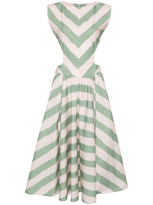 Cut-out detail dress - Pink