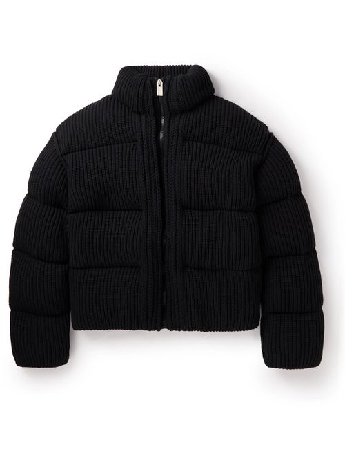 6 Moncler 1017 ALYX 9SM Quilted Ribbed-Knit Down Jacket